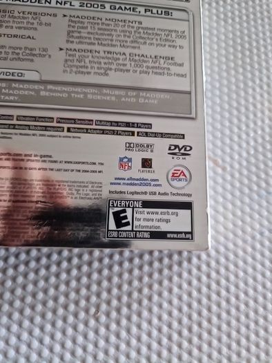 Madden 2005 Collector s Edition NTSC Version PlayStation2 Ps2 Games Original