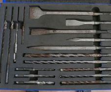 SDS Chisel & Drill Bit Set 17pc
