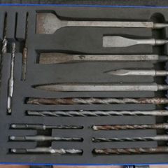SDS Chisel & Drill Bit Set 17pc