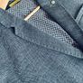 Mens Sports Jacket Coat Blazer from Ted Baker Navy Grey plaid Size 5 XL Image 4