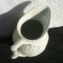 An antique Parian-bisque jug with moulded oak leaves & acrons pattern (c.1870) Image 8