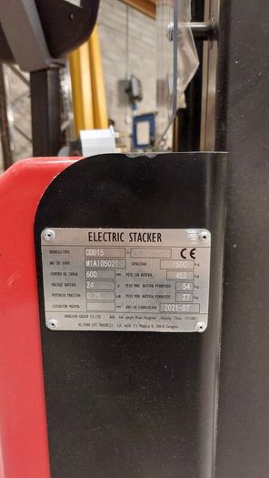 Electric Pallet Stacker, Hangcha CDD15  1.5T 3.5m Lift Forklift