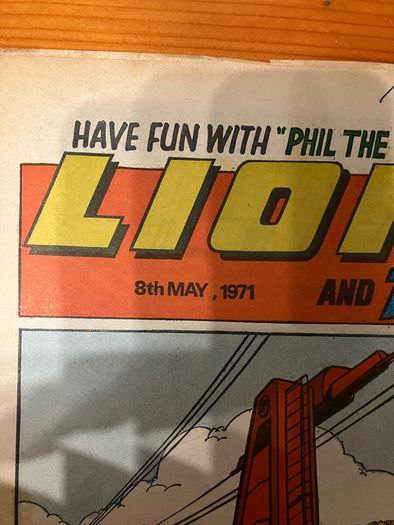 Comic: 'Lion And Thunder' (8th May 1971)