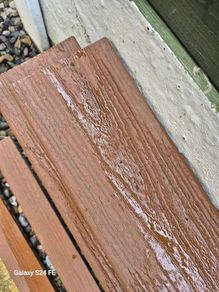 Composite decking planks