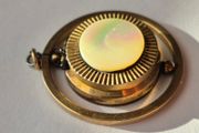 Locket Pendant - Mother of Pearl Insert