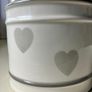 Grey Heart Print Pots (set of 2) Image 3