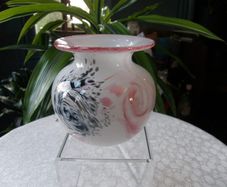 Mdina Glass Vase, Approx 3 inches, Signed