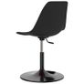 Swivel Dining Chairs 6 pcs Black PP Image 5