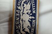 Vintage William Mitchell "N" Fine Dip Pen Nibs &amp; Original Box (8 Pcs)