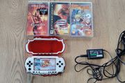 Psp Modded White 64gb Original Charger Original Battery