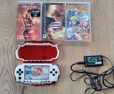 Psp Modded White 64gb Original Charger Original Battery