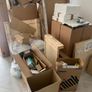 Wooden pallets and cardboard boxes Image 2