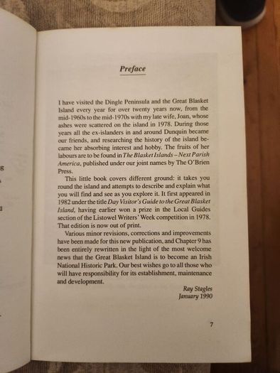 The Blasket Island. 2 X Books On Blasket Islands. Paperbacks In Good Condition.
