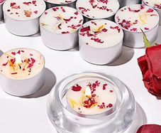 Set of Rose Scented Tea Lights