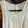 Reiss silk cream dress Image 3