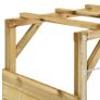 Cimbing Frame with Football Goal 170x60x170 cm Impregnated Pinewood Image 5