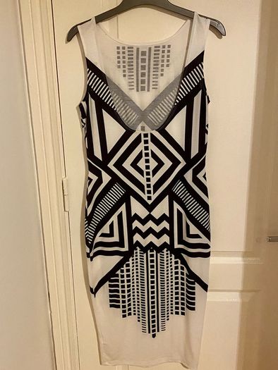 White Bodycon Midi Dress