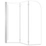 Bath Enclosure 120x69x130 cm Tempered Glass Transparent Image 7