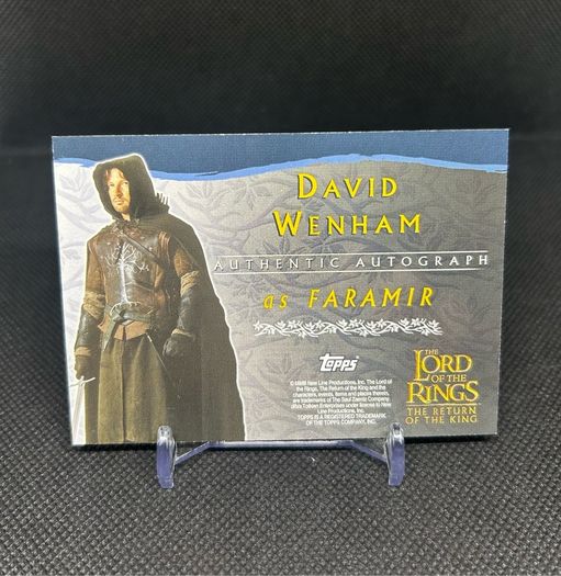 LOTR David Wenham auto