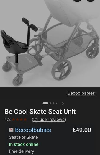 Buggy Board and Seat