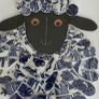 Handcrafted framed mixed media sheep Mosaic Image 4