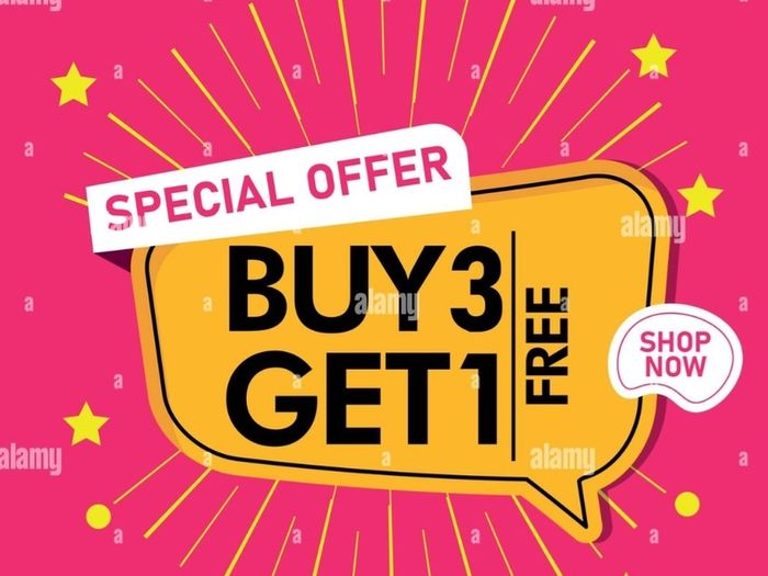 Buy Any 3 & Get 1 Free