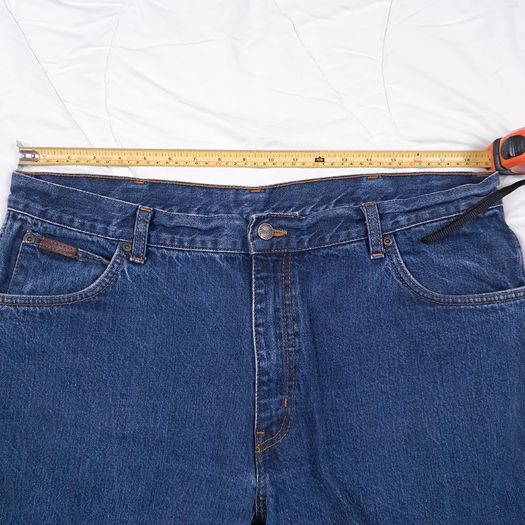 Wrangler Texas Dark Blue Denim Straight Leg Jeans W39/L29