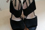 Zara wedges Black &amp; Cork