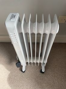 Electric Portable Oil-filled Radiator (white)
