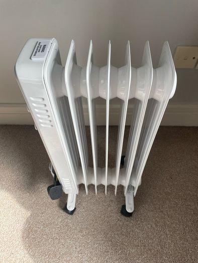 Electric Portable Oil-filled Radiator (white)