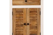 Sideboard White and Brown 55x30x73 cm