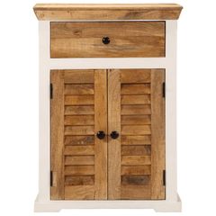 Sideboard White and Brown 55x30x73 cm