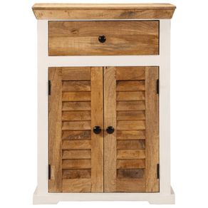 Sideboard White and Brown 55x30x73 cm