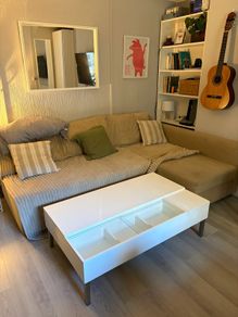White Lift-Top Coffee Table with Storage