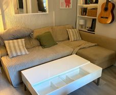 White Lift-Top Coffee Table with Storage