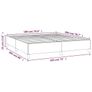 Bed Frame without Mattress Dark Grey Super King Velvet Image 4