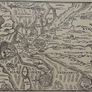 SECOND AND FINAL PRICE DROP! Beautiful fifty year old Czech lithographic offset reprint on quality paper of a sixteenth century map depicting Europe as Queen Margaret of Spain. Reproduced from A Map of Europe by Bohemian cartographer Daniel Adam. Rare! Image 3