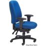Vista Heavy Duty 24 hour Posture Charcoal or Blue Office Chair Image 10