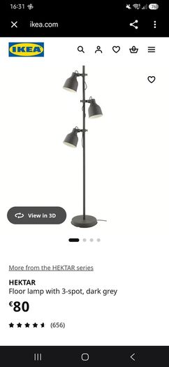 Ikea 3 spotlight floor lamp