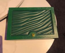 rolex oyster large green box