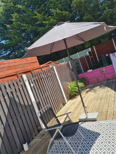 Parasol and base