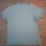 Fred Perry Men's Large Short Collar Polo Light Blue Coral Red Image 5