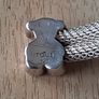Tous silver mesh bangle bracelet with teddy bears Image 8