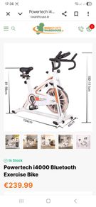 Exercise Bike with Bluetooth