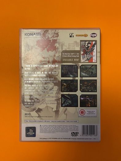 Metal Gear Solid 2 Sons Of Liberty (2 Disc) PlayStation 2 PS2