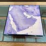 Bateel French Lacquered Wood Date Gift Box with Map of Arabian Peninsula UAE Image 2