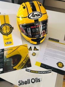 Arai RX-7V EVO Joey Dunlop 25th Anniversary limited edition helmet