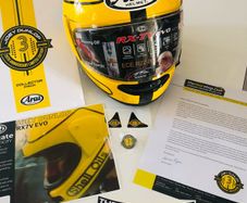 Arai RX-7V EVO Joey Dunlop 25th Anniversary limited edition helmet