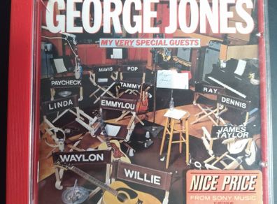 George Jones - My Very Special Guests CD (1991) Country Pop EX+