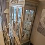 limed oak full size 8 seater table and matching unit Image 3